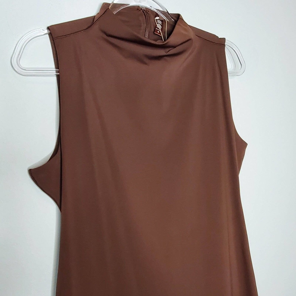 SKIMS All-in-One Mock Neck Sleeveless Unitard - Cocoa Bodysuit  Size 3X - Picture 4 of 10